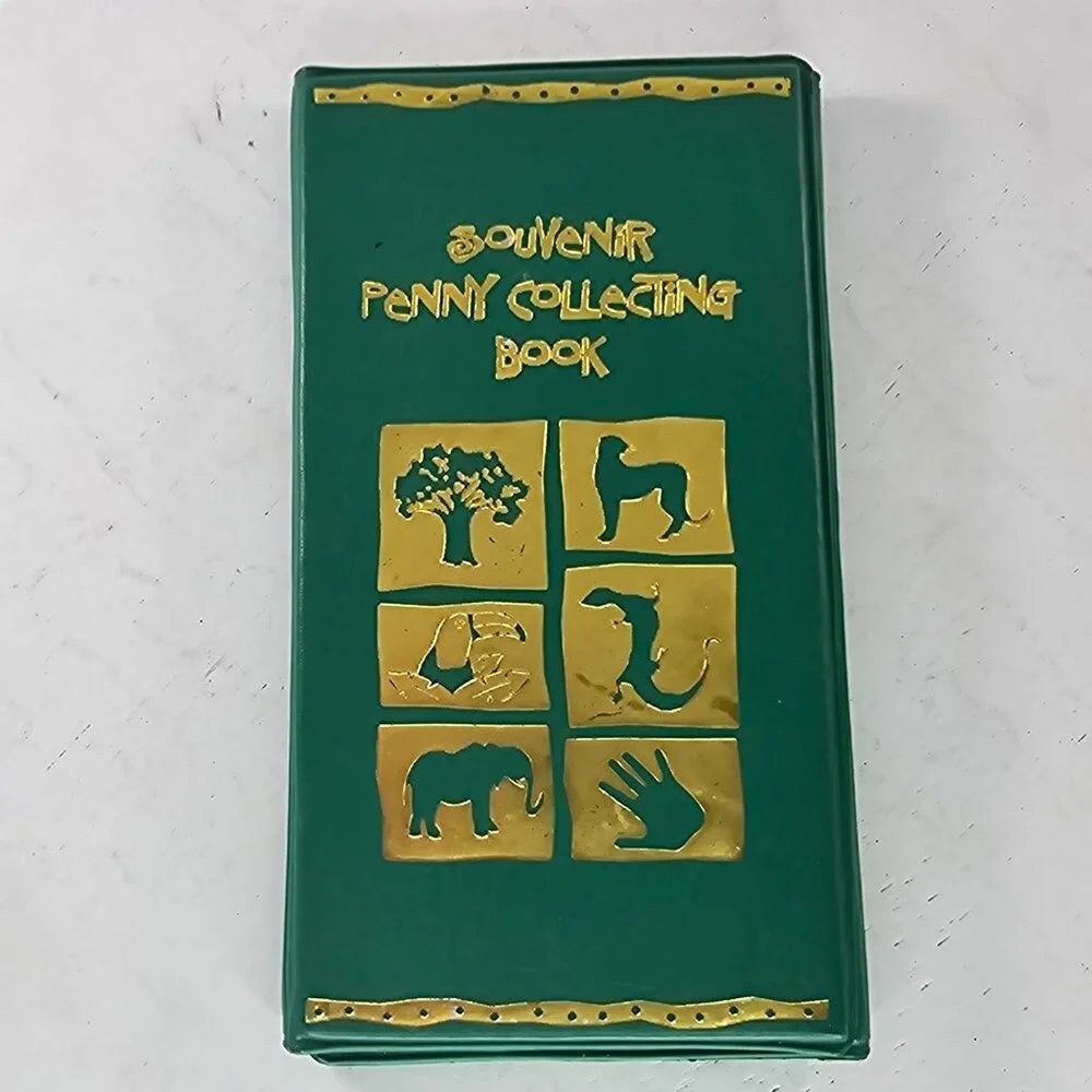 Pressed Pennies Collecting Book San Antinio Zoo Sea World Universal Studios